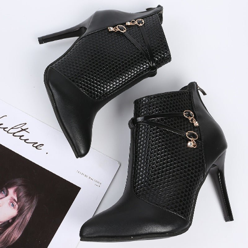 Women's Thigh - High Stiletto Boots β Pointed Toe Party Heels - CasualFlowshop