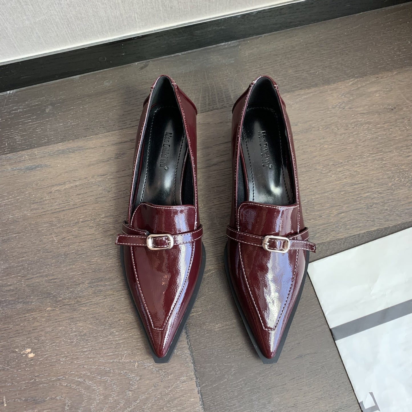 Chunky Heel Pointed Shoes - Stylish Comfort for Every Step - CasualFlowshop