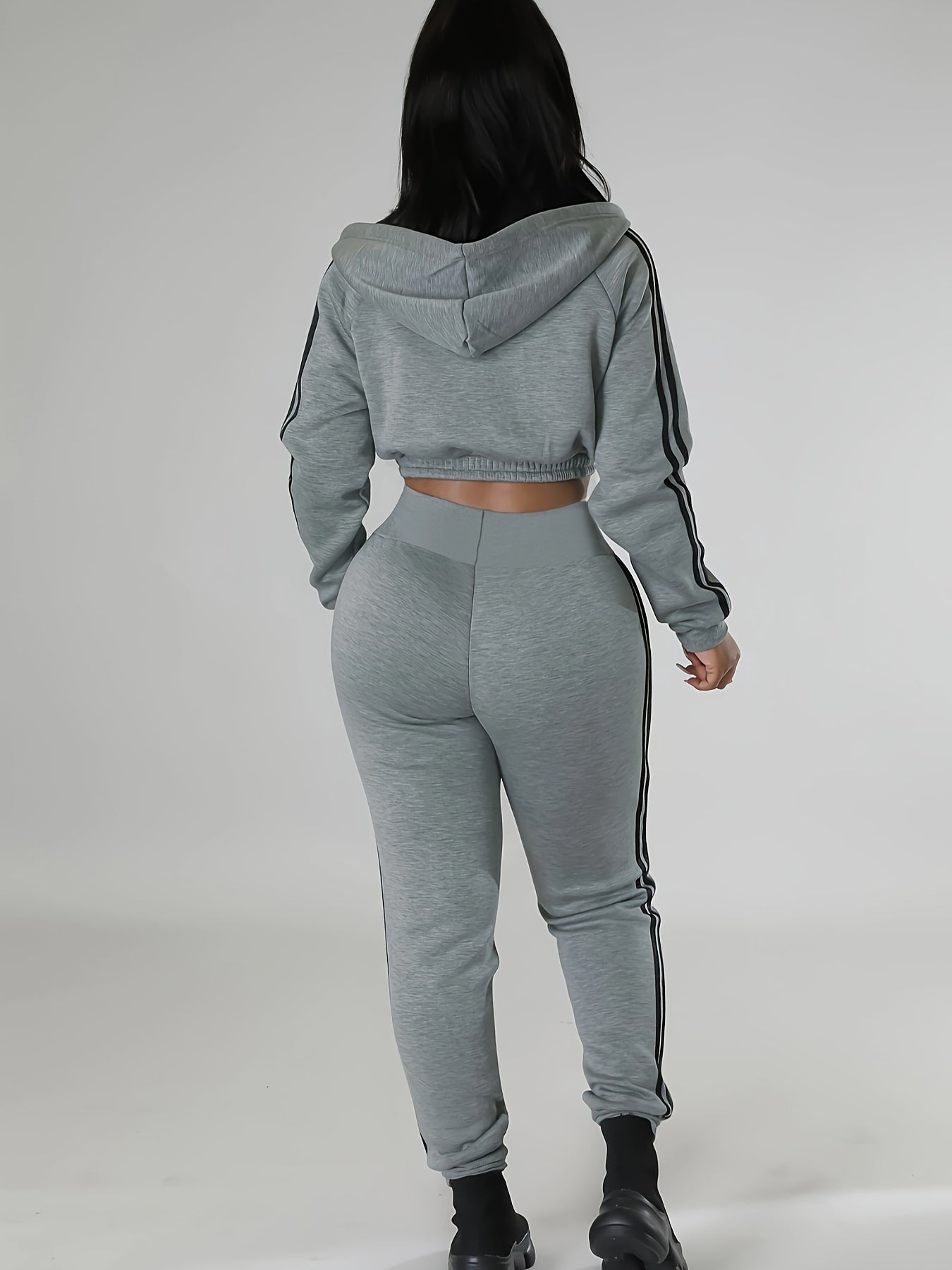 a woman with a Trim Jogger Pants Outfits - casualflowshop