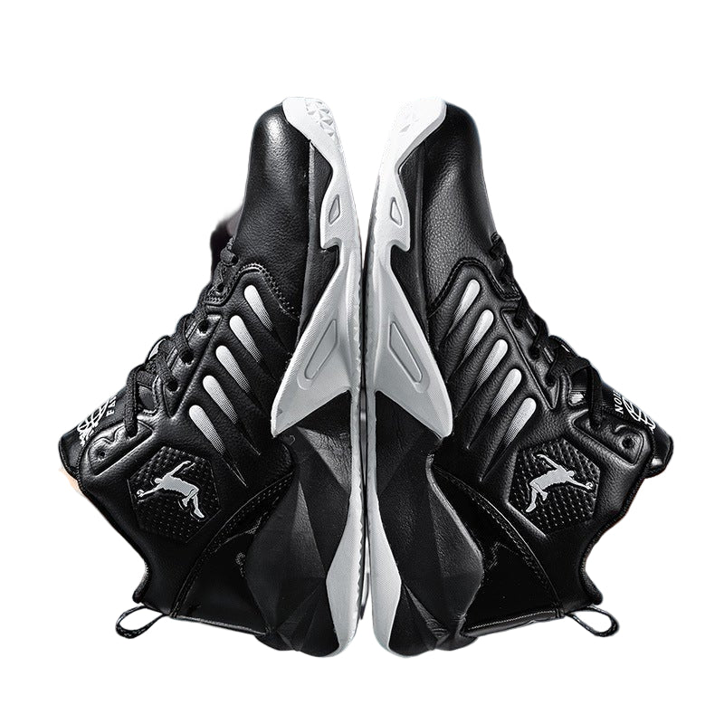 Men’s Mid - Cut Basketball Sneakers – Breathable Non - Slip Sports Shoes - CasualFlowshop