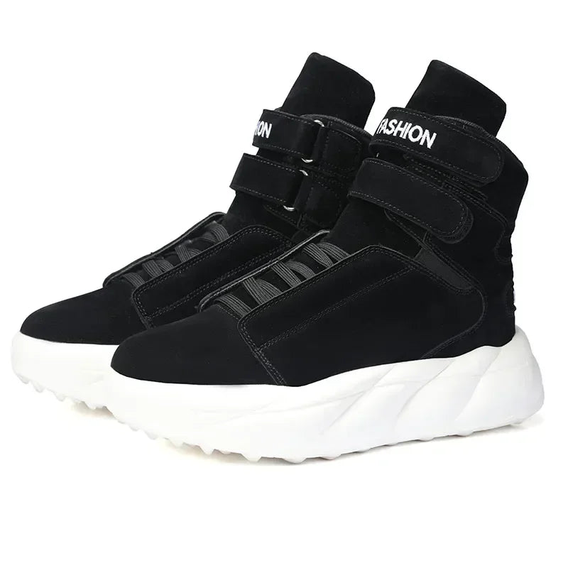 🔥 Warm Ankle Sneakers for Men – Bold Winter Style with Comfort Grip - CasualFlowshop