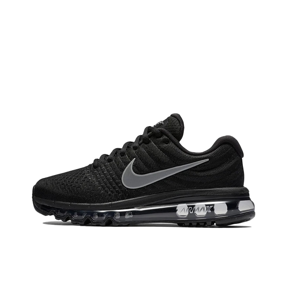 Black Nike Alpha Trainer 6 Air Cushion Shoes on a white background