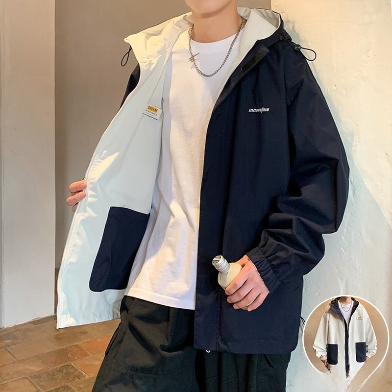 Men's Cashmere Winter Fleece Hooded Jacket - casualflowshop