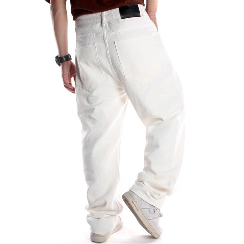 Person wearing white pants on a white background