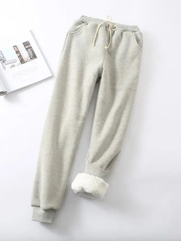 Experience Unparalleled Warmth and Style with Women's Thickened Cashmere Pants - CasualFlowshop