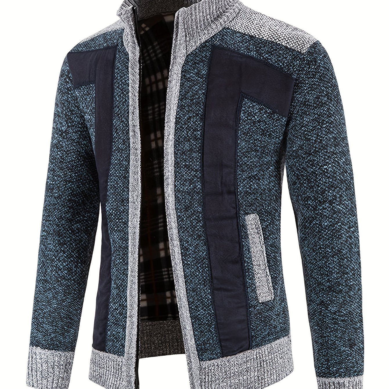 Men's Cardigan Blazer – Smart-Casual Style with Cozy Comfort - CasualFlowshop