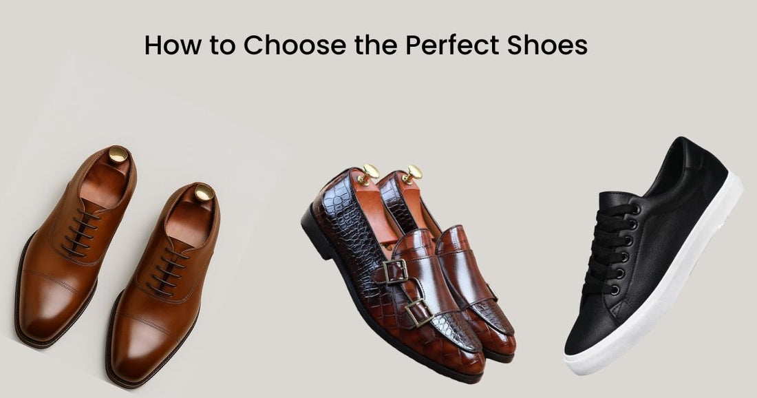 How to choose the perfect shoes – comparison of Oxford dress shoes, monk strap loafers, and casual sneakers - Casualflowshop