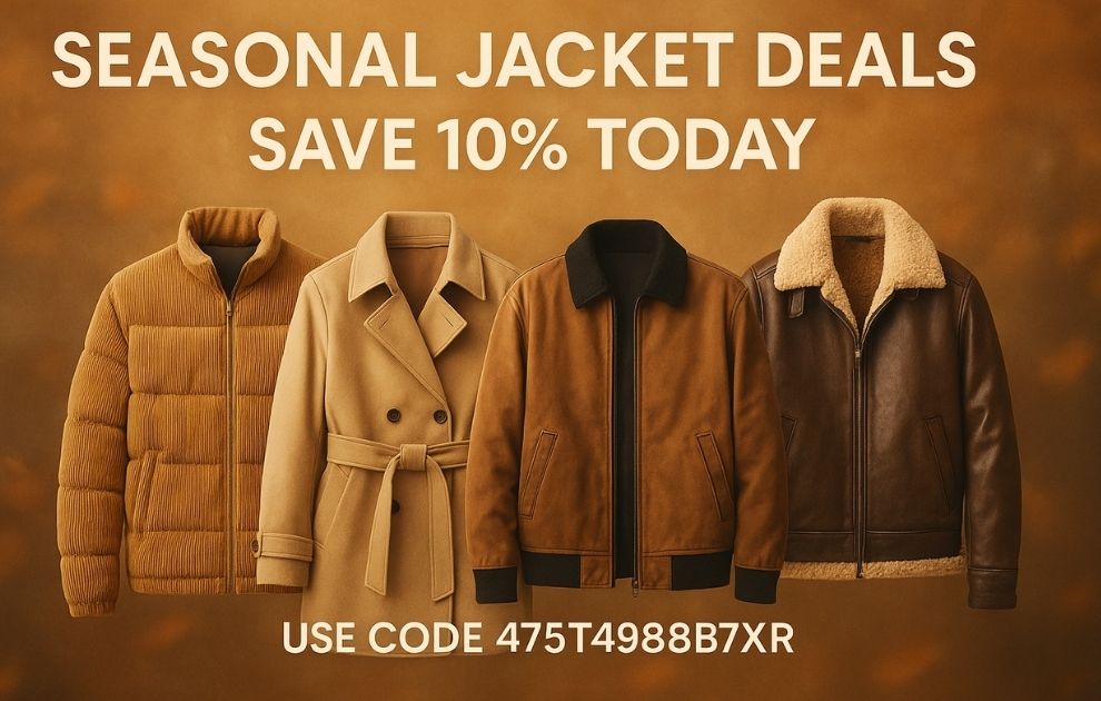 Seasonal Jacket Deals – Save 10% Today