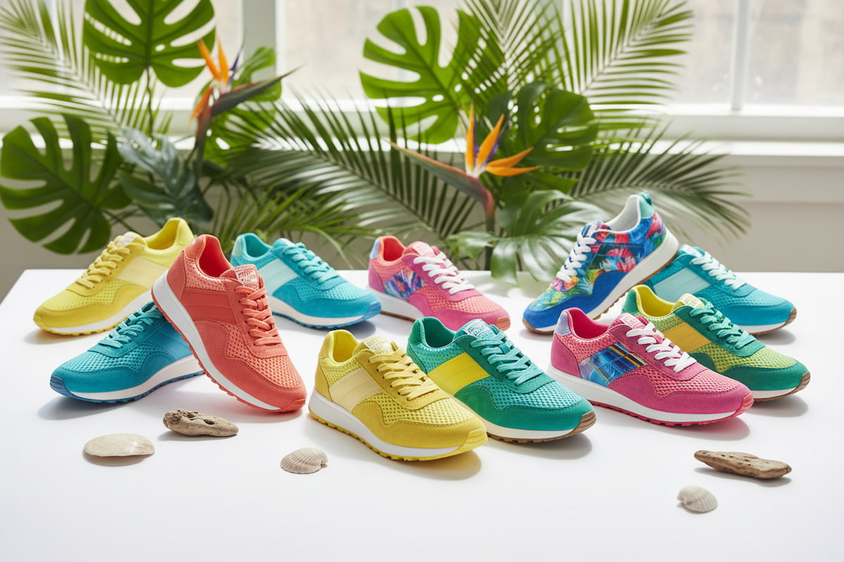 Colorful summer sneakers for men and women – Summer 2026 trends at CasualFlowShop