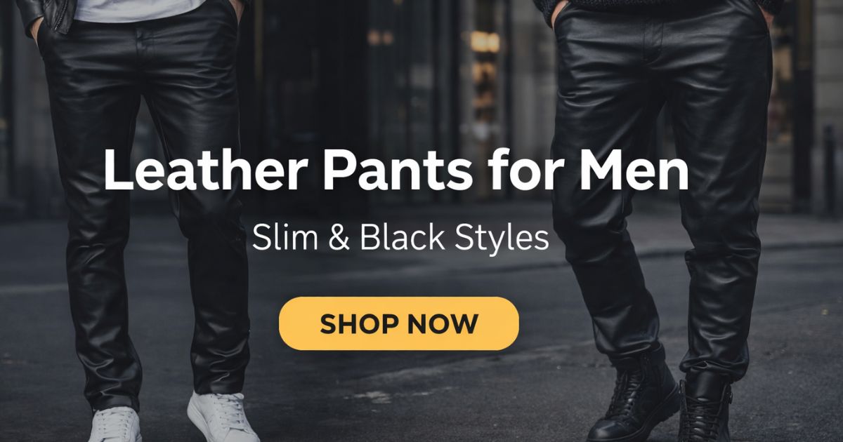Leather Pants for Men - CasualFlowshop