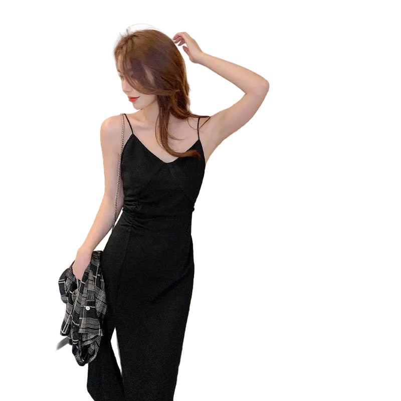 Women's Summer Suspender Maxi Dress – Casual & Breezy Look - CasualFlowshop
