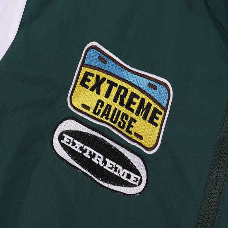 Loose Casual Stand Collar Motorcycle Style Jacket For Men - CasualFlowshop