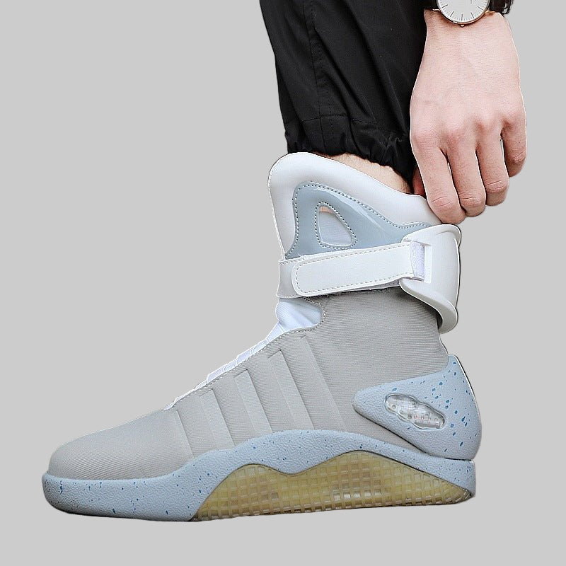 Men’s LED High - Top Sneakers – Step Into Light, Style & Comfort - CasualFlowshop