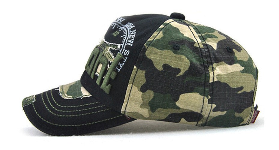 Camouflage Baseball Cap – Outdoor Sunshade Hat for Men and Women - CasualFlowshop