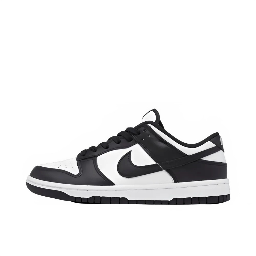 Unisex Black & White Retro Low - Top Sneakers – Casual Skate Style Shoes - CasualFlowshop