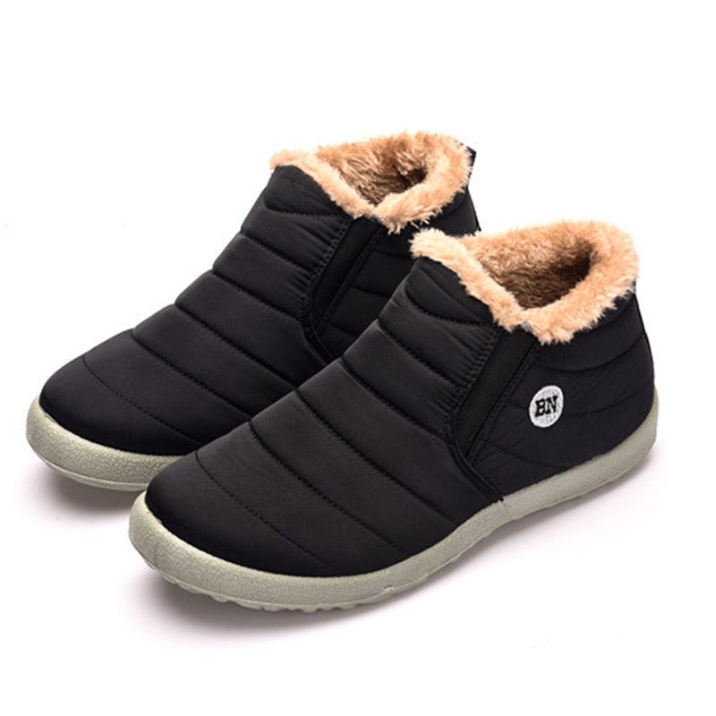 Men's Lightweight Waterproof Ankle Boots – Unisex Winter Snow Shoes, Warm & Fashionable - CasualFlowshop