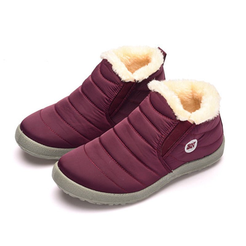 Men's Lightweight Waterproof Ankle Boots – Unisex Winter Snow Shoes, Warm & Fashionable - CasualFlowshop