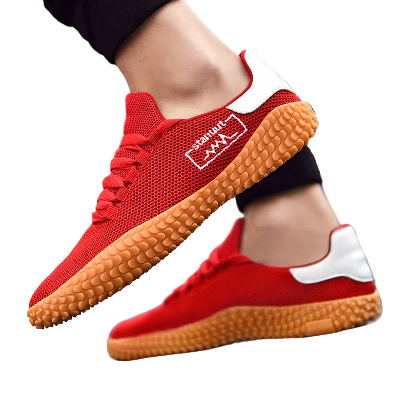 lightweight walking sneakers breathable cushioned sole men