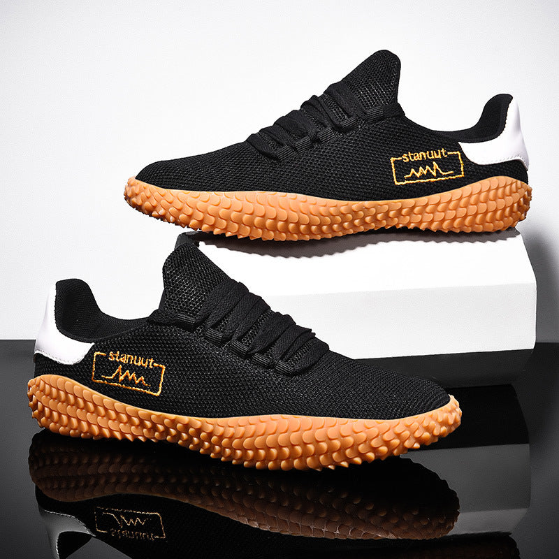 lightweight walking sneakers breathable cushioned sole men