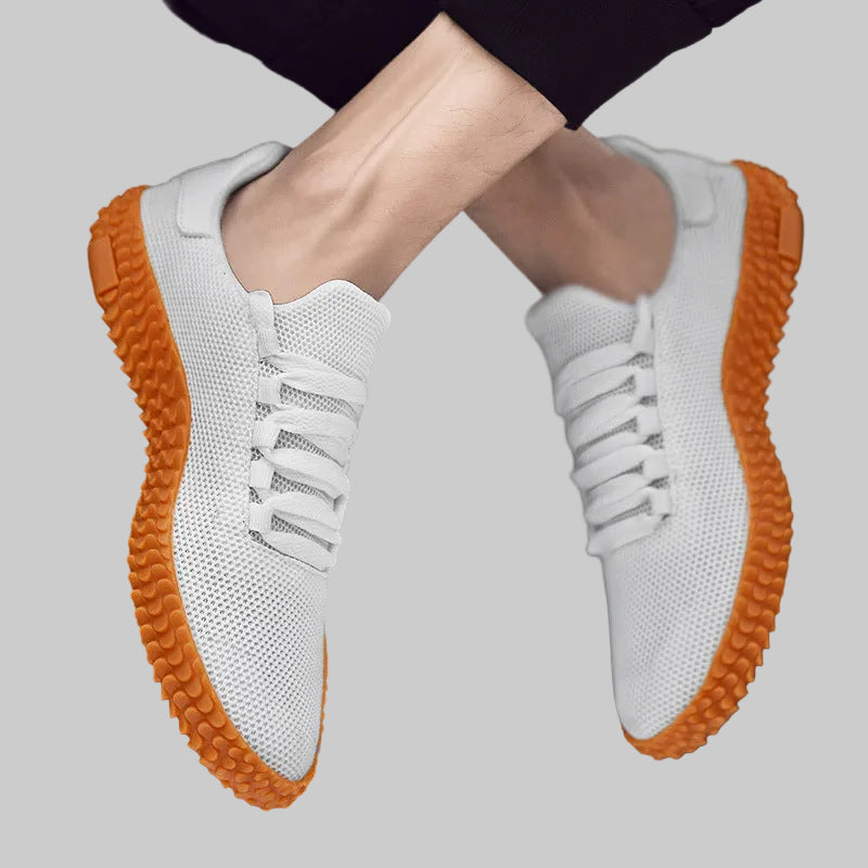 lightweight walking sneakers breathable cushioned sole men