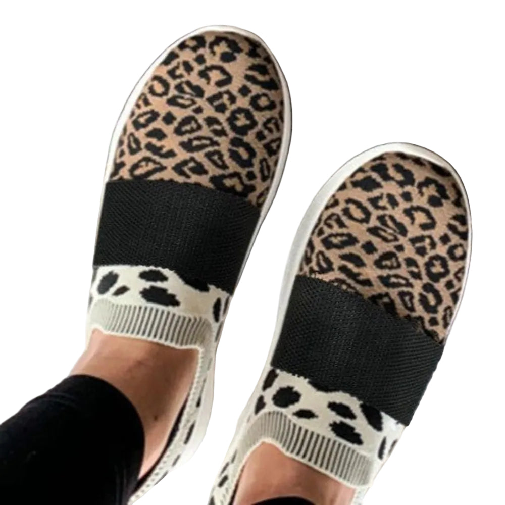 Women's Leopard Sock Sneakers at Casual flow shop