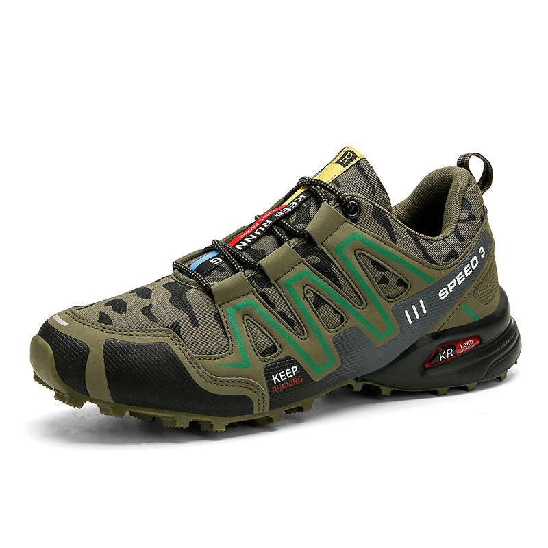 Men’s tactical hiking shoes camouflage outdoor trekking sneakers