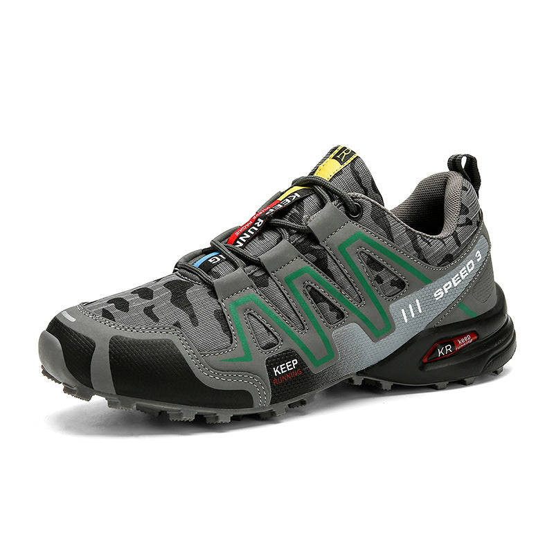 Men’s tactical hiking shoes camouflage outdoor trekking sneakers