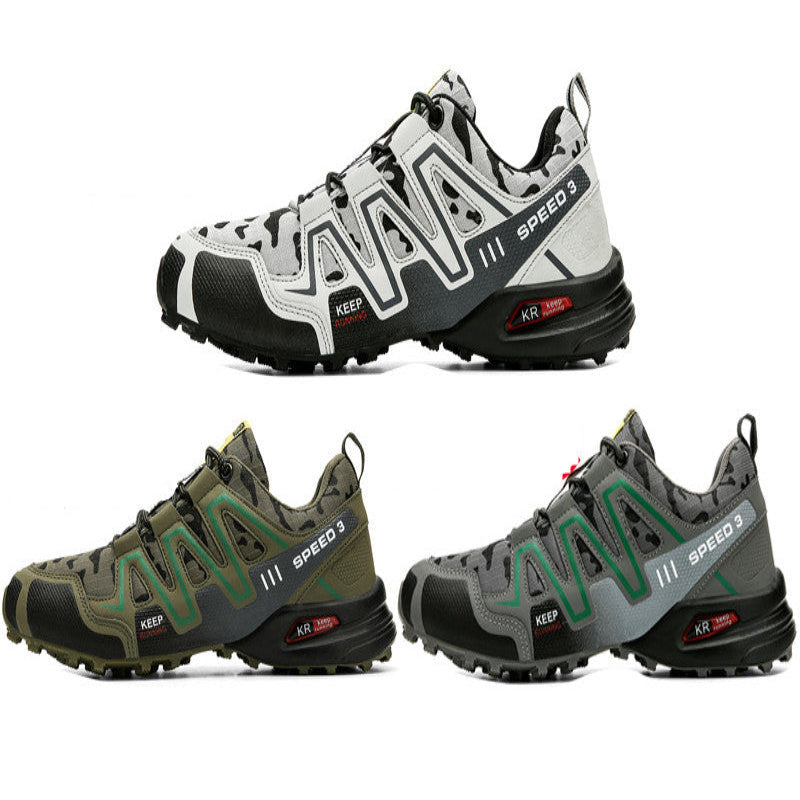 Men’s tactical hiking shoes camouflage outdoor trekking sneakers