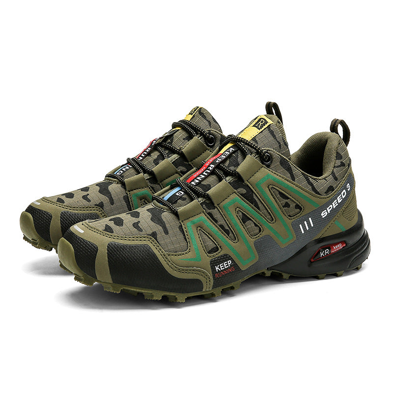 Men’s tactical hiking shoes camouflage outdoor trekking sneakers
