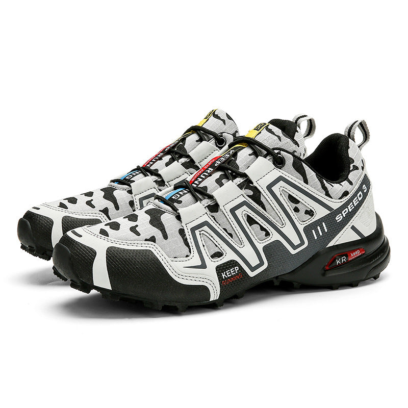 Men’s tactical hiking shoes camouflage outdoor trekking sneakers