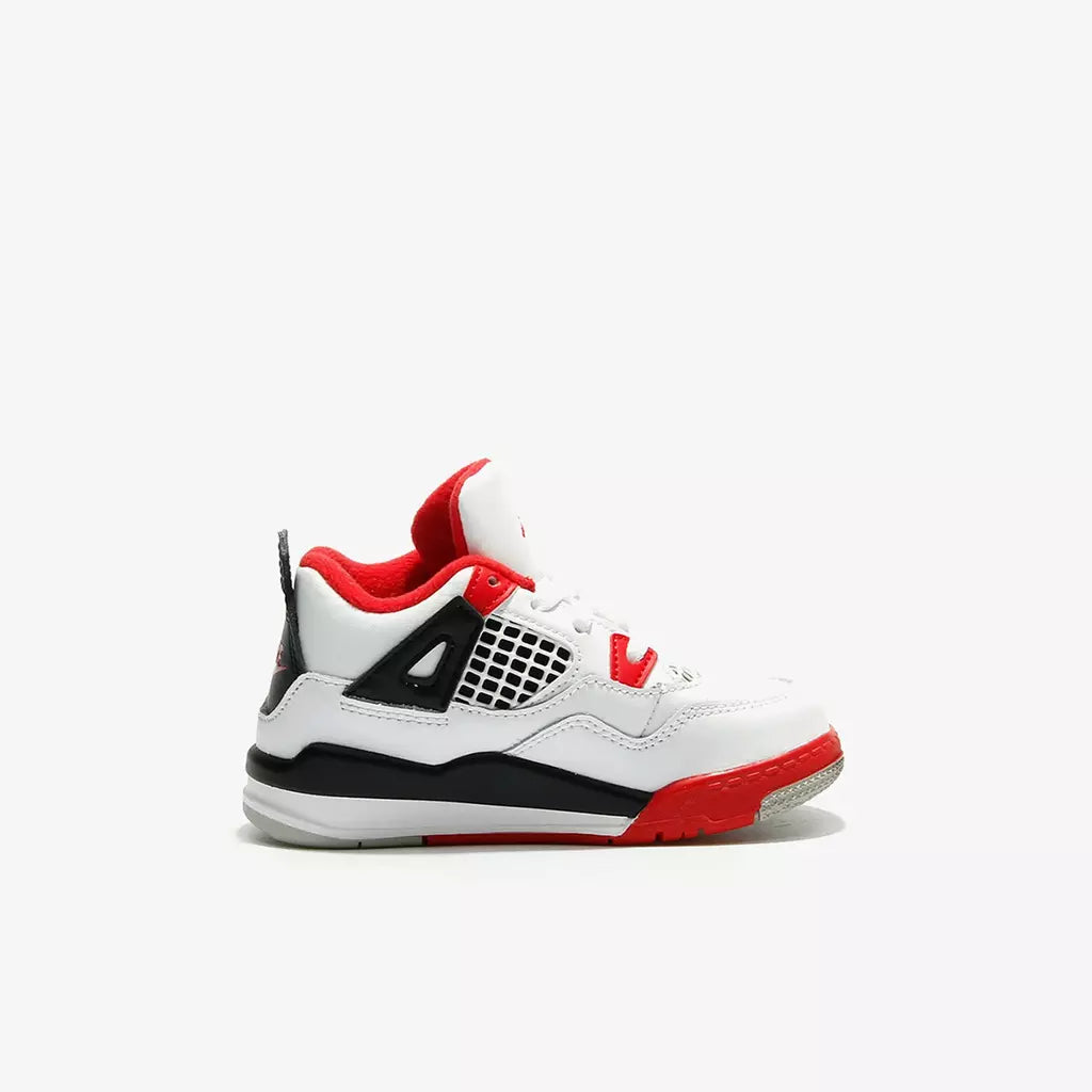 Unisex Air Max Retro Sneakers White  red and black accents 