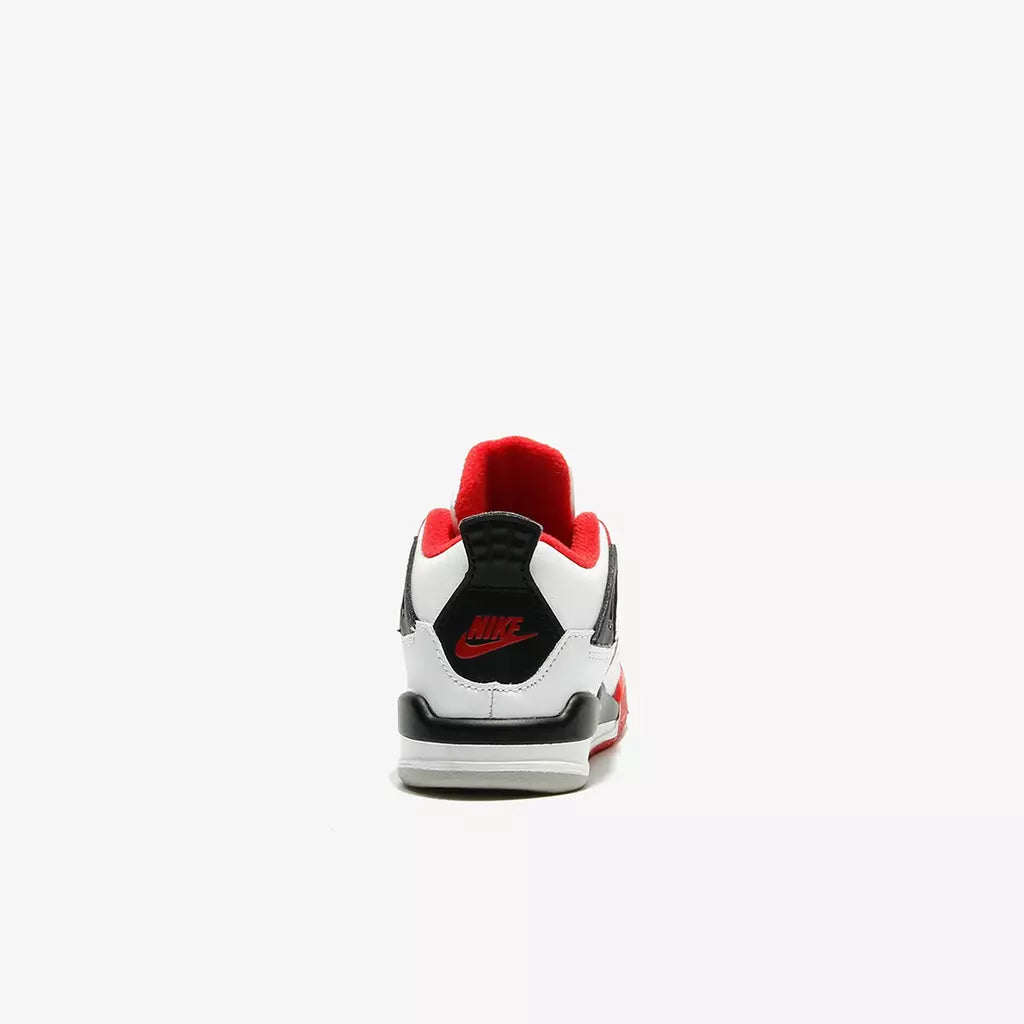 Unisex Air Max Retro Sneakers White  red and black accents 