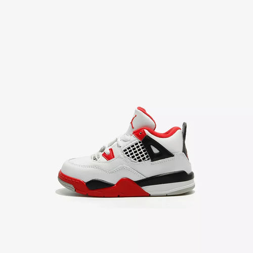 Unisex Air Max Retro Sneakers White  red and black accents 