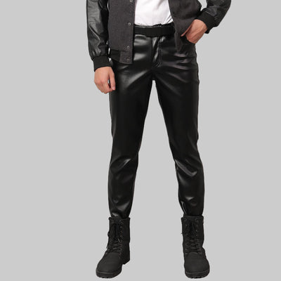 Black Leather Pants for Men – Sleek, Modern & Comfortable