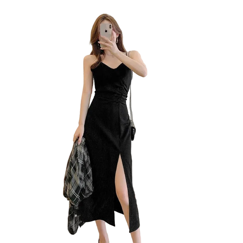 Women's Summer Suspender Maxi Dress – Casual & Breezy Look - CasualFlowshop
