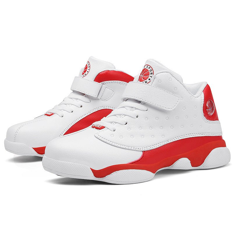 Kids' High - Top Velcro Sneakers for School – Durable & Comfy - CasualFlowshop