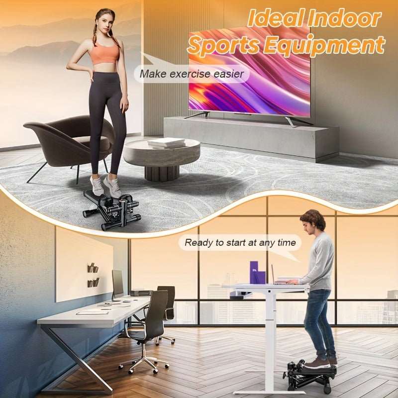 300LBS Hydraulic Mini Stair Stepper - Fitness Equipment for Home Workout - CasualFlowshop