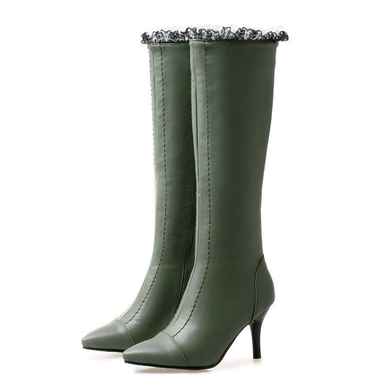 Stride into Winter with Elegance: Discover the Winter Point Toe Boots - CasualFlowshop