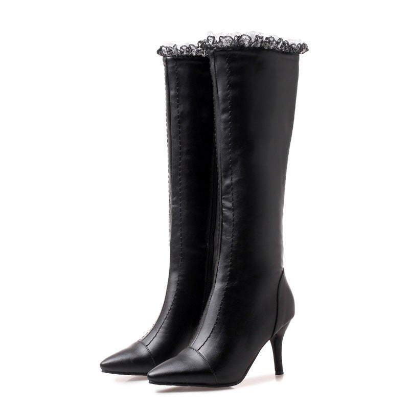 Stride into Winter with Elegance: Discover the Winter Point Toe Boots - CasualFlowshop