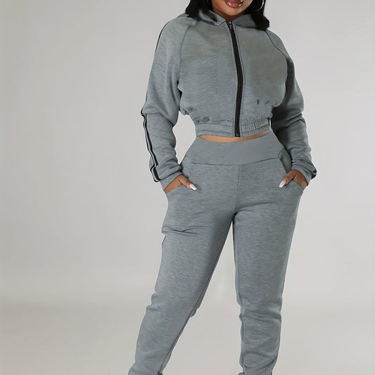 a woman with a Trim Jogger Pants Outfits - casualflowshop