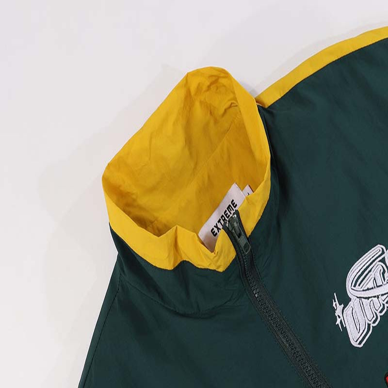 Loose Casual Stand Collar Motorcycle Style Jacket For Men - CasualFlowshop