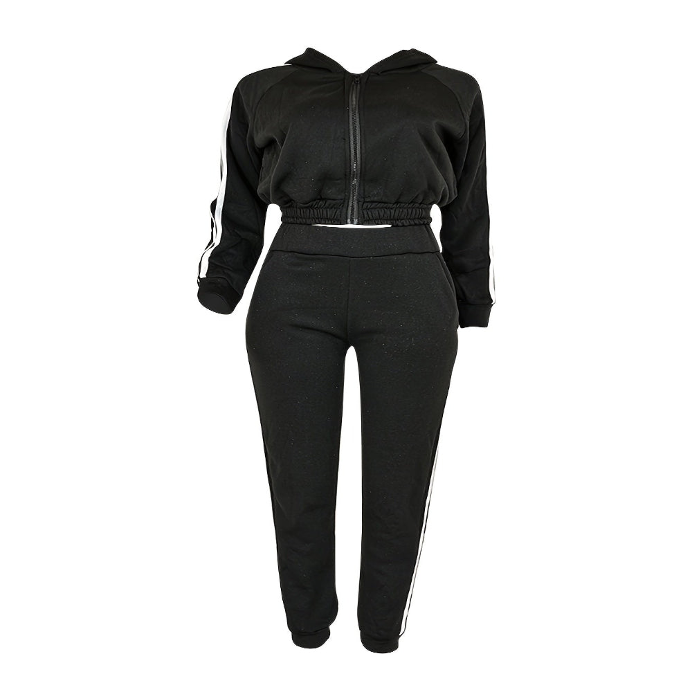 a woman with a Trim Jogger Pants Outfits - casualflowshop
