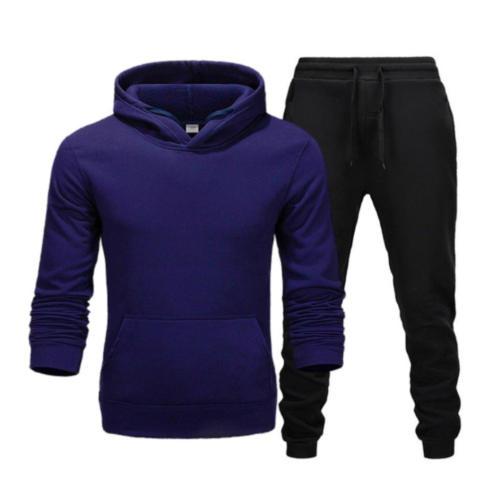 Men's Premium Streetwear Tracksuit Set Black -  At Casualflowshop