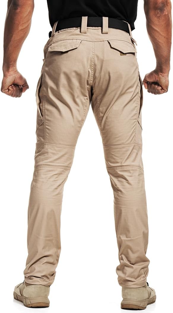 Men's Tactical Ripstop Cargo Pants – Outdoor Hiking & Work Trousers - CasualFlowshop