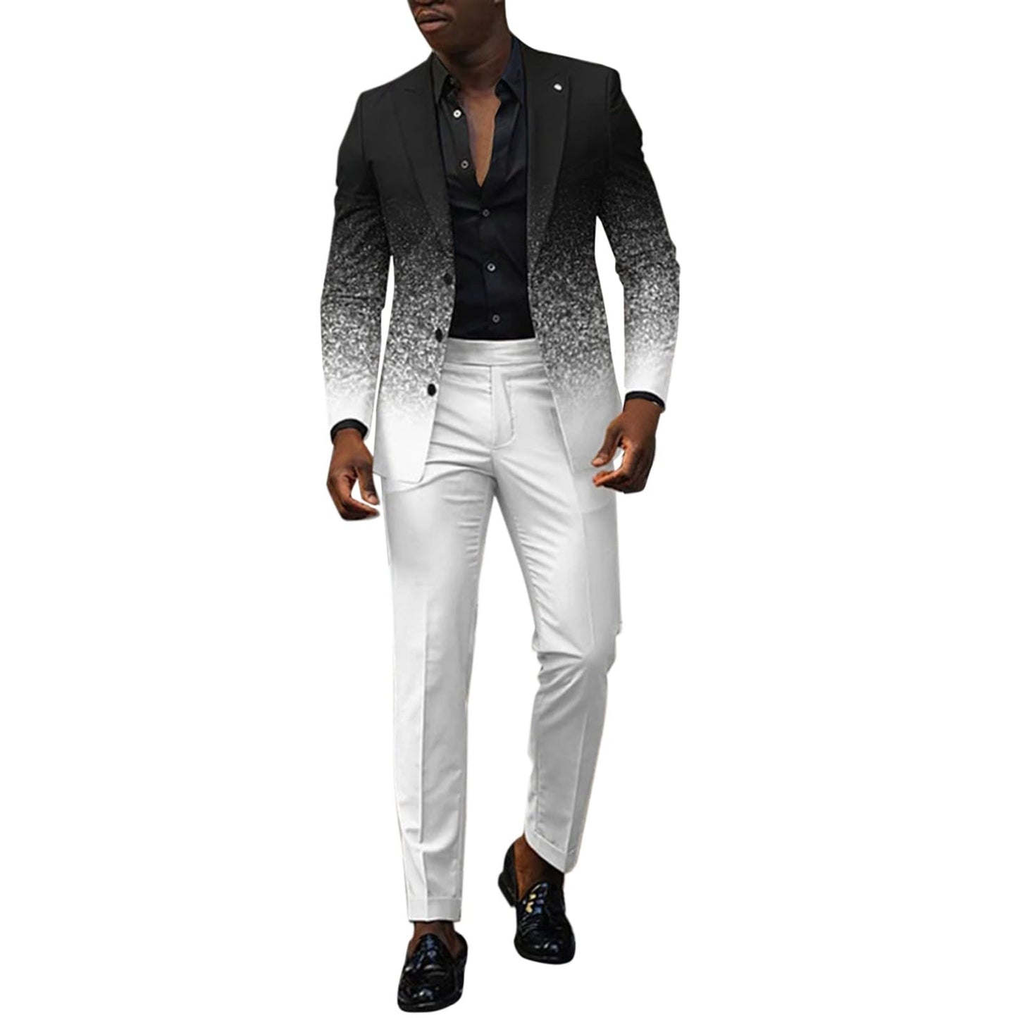 Men’s Slim Fit Wedding Suit Set – Blazer & Pants Tuxedo - CasualFlowshop