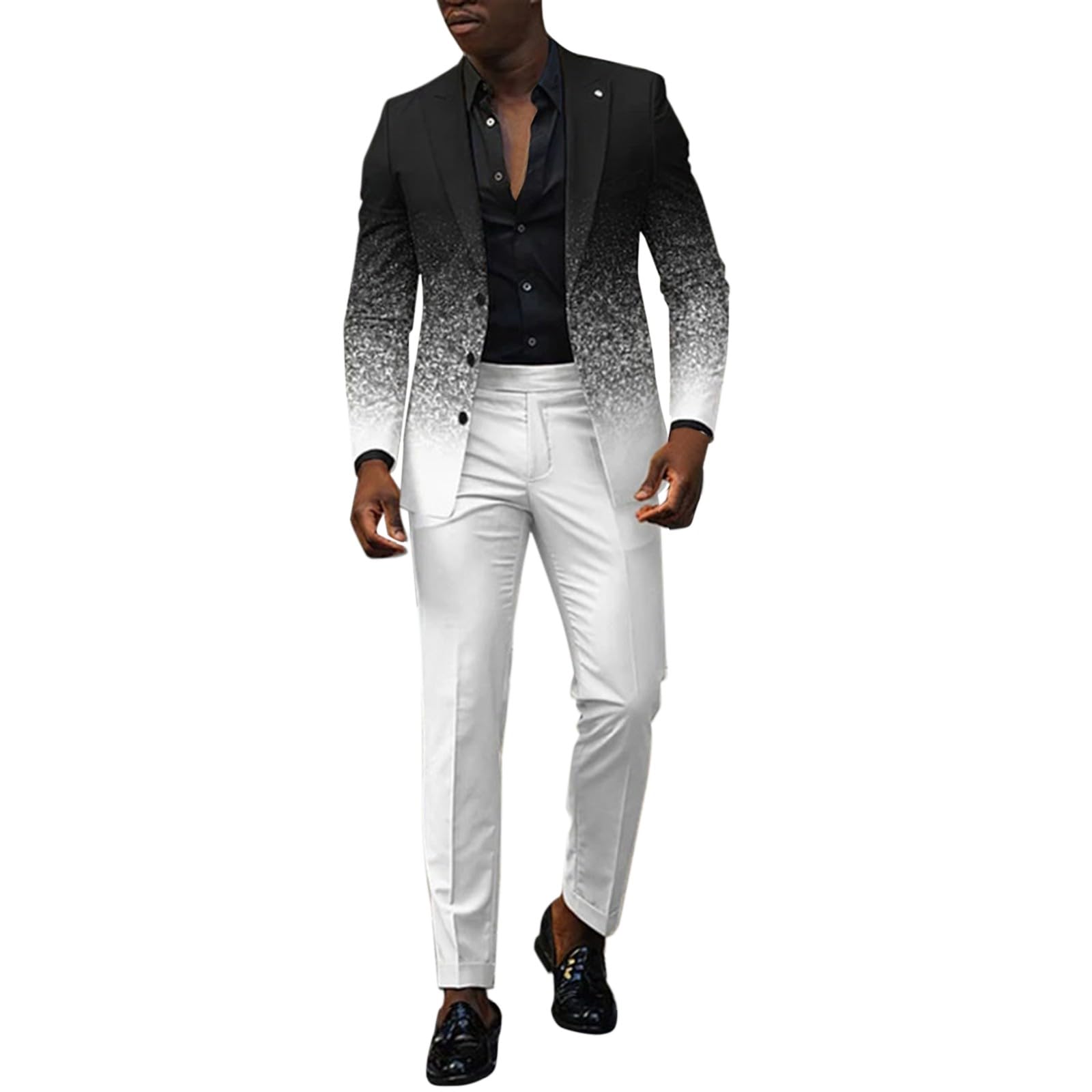 Men’s Slim Fit Wedding Suit Set – Blazer & Pants Tuxedo - CasualFlowshop
