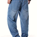 Blue jeans on a white background