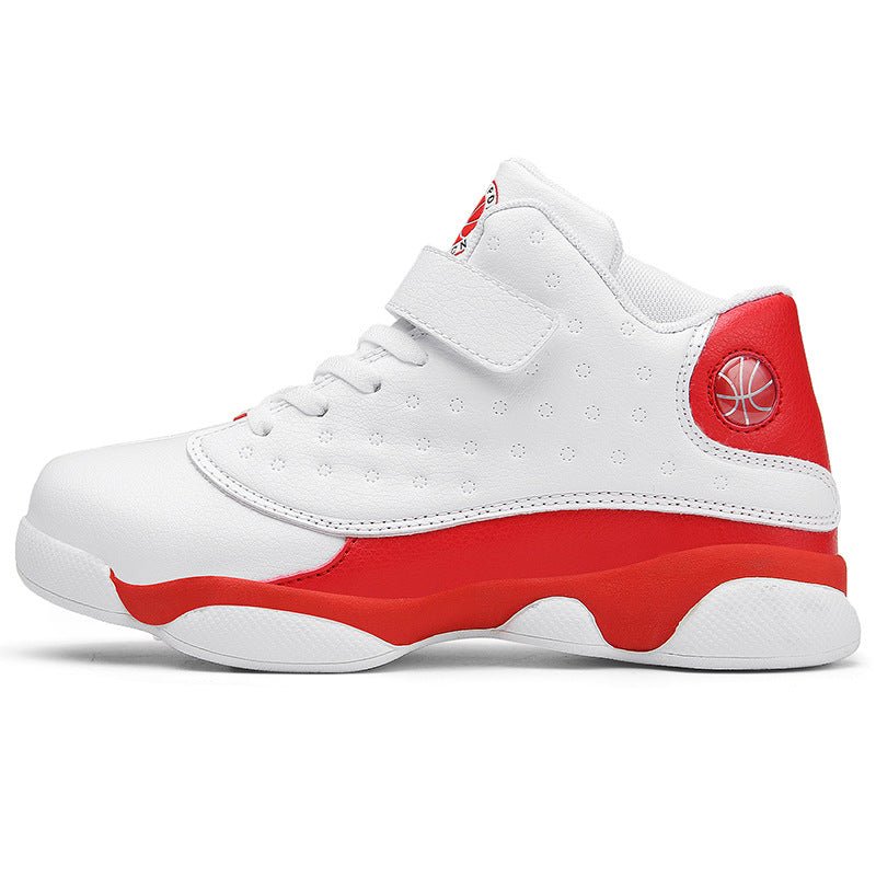 Kids' High - Top Velcro Sneakers for School – Durable & Comfy - CasualFlowshop