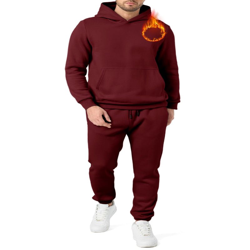 Men’s Relaxed Fit Jogger Set – Soft Hoodie & Sweatpants 2 - Piece Outfit - CasualFlowshop