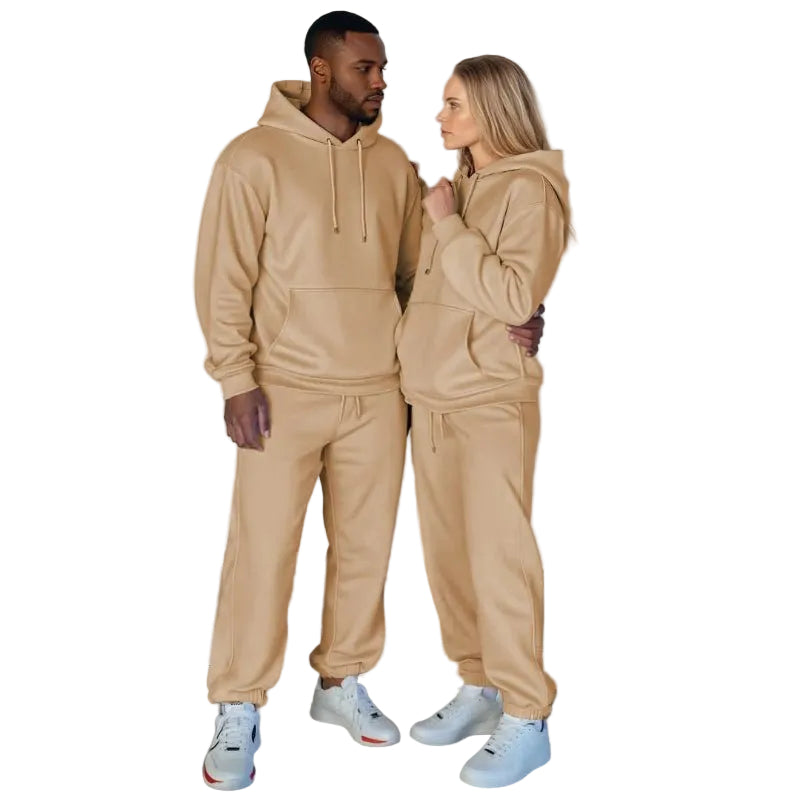 Men’s Relaxed Fit Jogger Set – Soft Hoodie & Sweatpants 2 - Piece Outfit - CasualFlowshop